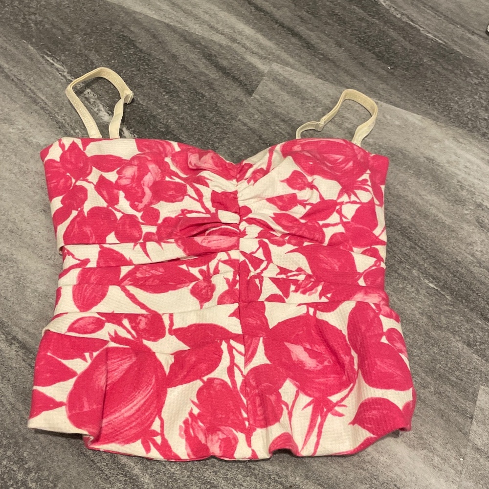 NWT Dolce floral bustier corset